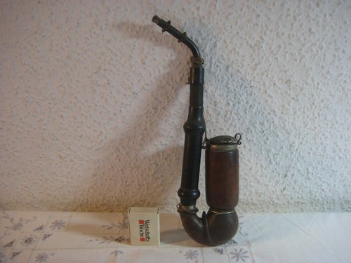 Uralte holzpfeife ulmer kolben - holzpfeife,
