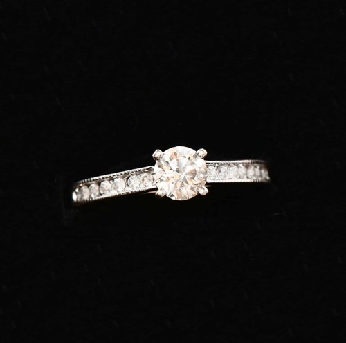 Brillantring 585 gold - brillantring, |