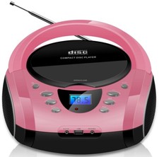Tragbares MP3 CD-Radio Boombox CD-Player Stereoanlage Kinder Radio in 3 Farben