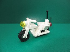 Lego 1x x81c01 Motorrad  weiß City Felge transparent (051122S1)