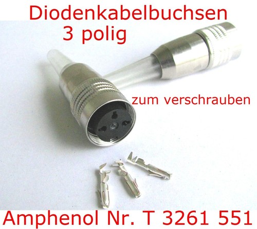 Amphenol pol kabelbuchse - amphenol, 3