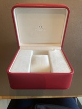 OMEGA Original Vintage UHRENBOX für SEAMASTER/SPEETMASTER* ROT *Sehr Gut ***