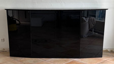 Kommode/Sideboard schwarz Klavierlack ohne Marmorplatte