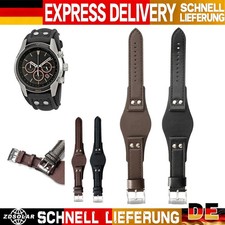 22mm Echtleder Uhrenarmband