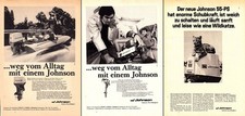 3w50641/ Lot Reklame aus 1968 – JOHNSON Außenbordmotoren