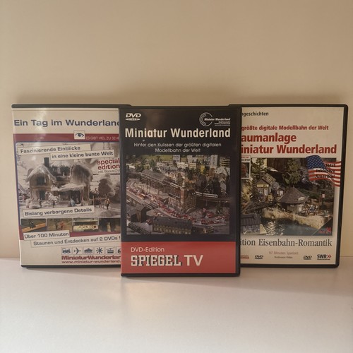 Eisenbahn modellbahn dvd - 3x,