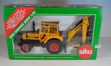 Siku Farmer Serie 1/32 Nr. 3756 Deutz-Fahr Agrostar mit Heckbagger OVP #1935
