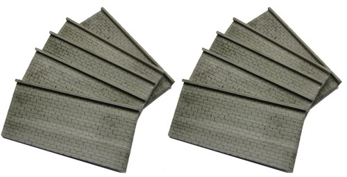 Mauerplatten mit - 10,