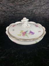 Rosenthal Porzellan Bonboniere Schmuckschatulle Floral Blumen Muster Prunkvoll