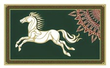 Rohan Horse Flagge,Fahne Unikales Design, 90x150 cm