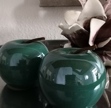 2er Set Keramik Apfel * Grün