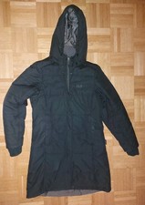 Mantel Jacke Jack Wolfskin Damen schwarz Größe 36 / 38  S klassisch outdoor 