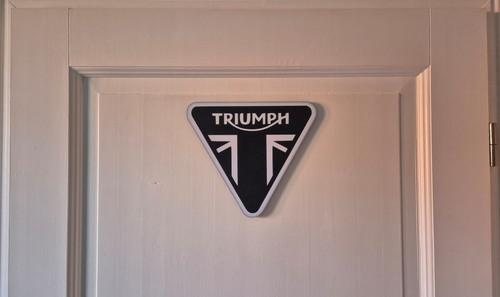 Triumph motorrad logo schild - motorrad, logo/schild