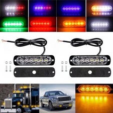 2Stück 6LED Auto Warnlicht