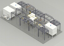 Angebot für eine Pulverbeschichtungsanlage 5874 mit Schienensystem