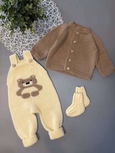Handgestrickte baby set - handgestrickte,
