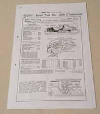FACEL VEGA HK 500 Motor Road Test No. 12/60 (Continental)