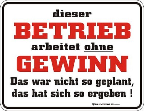 Blechschild schild fun - blechschild,