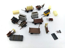 Plasticart   sehr interressante Set Karren, Ladegut DDR Modelleisenbahn HO 1:87