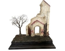 Diorama Base 1:35 WWII Landser Wehrmacht Ruine Propaganda gebaut bemalt Sockel