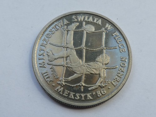 Polen 200 zloty 1985 fifa - ,200,