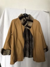 Italy Damen Leder Jacke Pelz