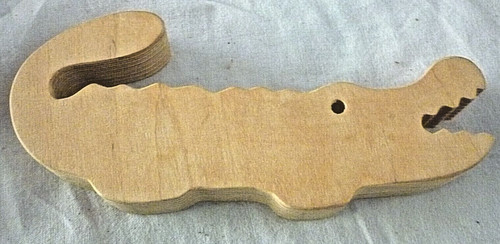 Krokodil holz cm - ,