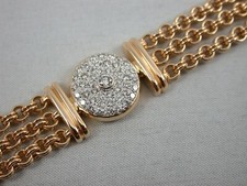 vom Feinsten -  Designer Armband mit Brillanten  Tabbah Paris Gold 750