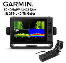 GARMIN ECHOMAP UHD2 72sv + GT54UHD Geber Echolot GPS-Kartenplotter 010-02683-01