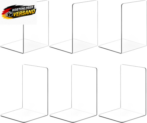 Transparente buchstützen für - buchstützen,