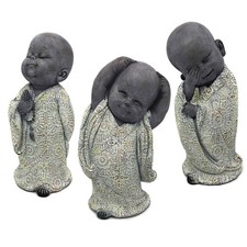 UNUS Buddha Figuren Garten 3er