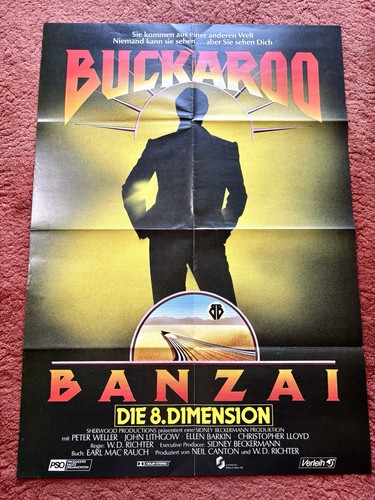 Buckaroo banzai kinoplakat - banzai,