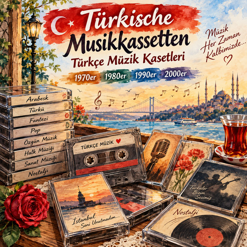 Musikkassetten sammlung - musikkassetten,