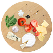 KADAX drehbare Servierplatte aus Holz