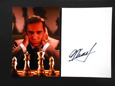 GARY KASPAROW original signiert – BRIEFKARTE und FOTO