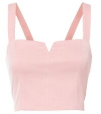 2 Damen Top Corsage rosa sexy bauchfrei Party Mode Gr 34 XXS bis 40 M neu 71116