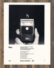 Braun sixtant S - Reklame