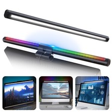 LED Computer Monitor Lichtleiste USB Bildschirm Schreibtischlampe RGB Dimmbar DE