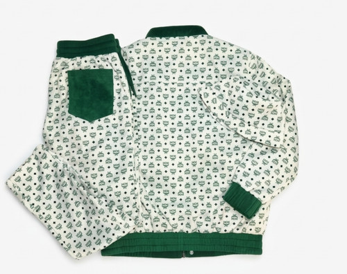 Vintage leder trainingsjacke - vintage,