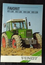  SELTEN -PROSPEKT FENDT Neu