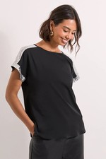 Dorothy Perkins schwarze Bluse