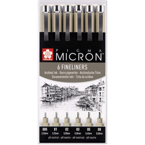 Sakura pigma micron 6 - -, x