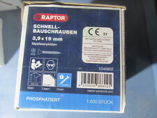1000Stück Schnellbauschrauben 3,9x19mm Gipsfaserplatten Kist1