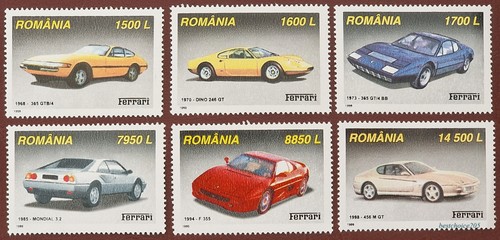 Romania 1999 ferrari set - set, of