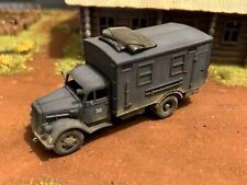 1:72 Opel Blitz Kfz.305/22 Funkkoffer, 3D Druck Resin, gebaut gebrusht gealtert