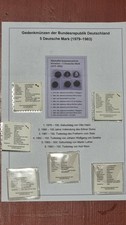 Sammlung 5 DM Gedenkmünzen