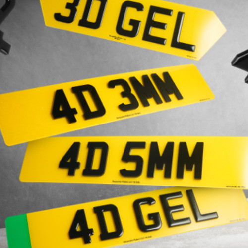 Kennzeichen 4d gel - kennzeichen, 3d