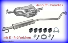 Abgasanlage Auspuff für Opel Astra G CC 1.4i 16V & 1.6i 8V Fließheck (T98) + Kit