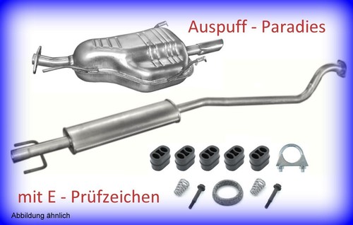 Abgasanlage auspuff für opel - abgasanlage,