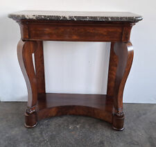 Feiner Biedermeier Wandtisch Konsole Pyramiden-Mahagoni um 1830